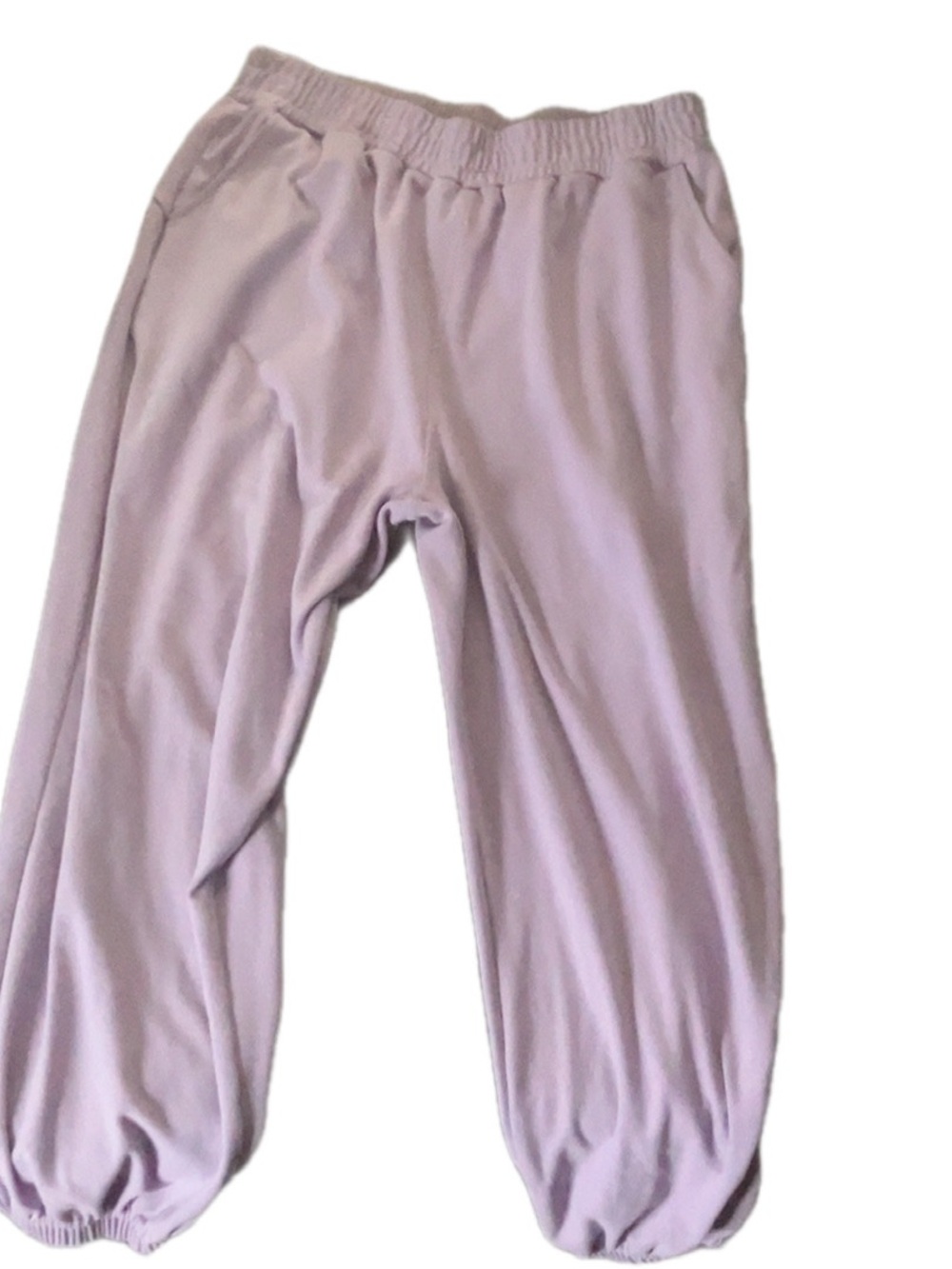 Source Unknown Lavender Elastic Waist Track Joggers
